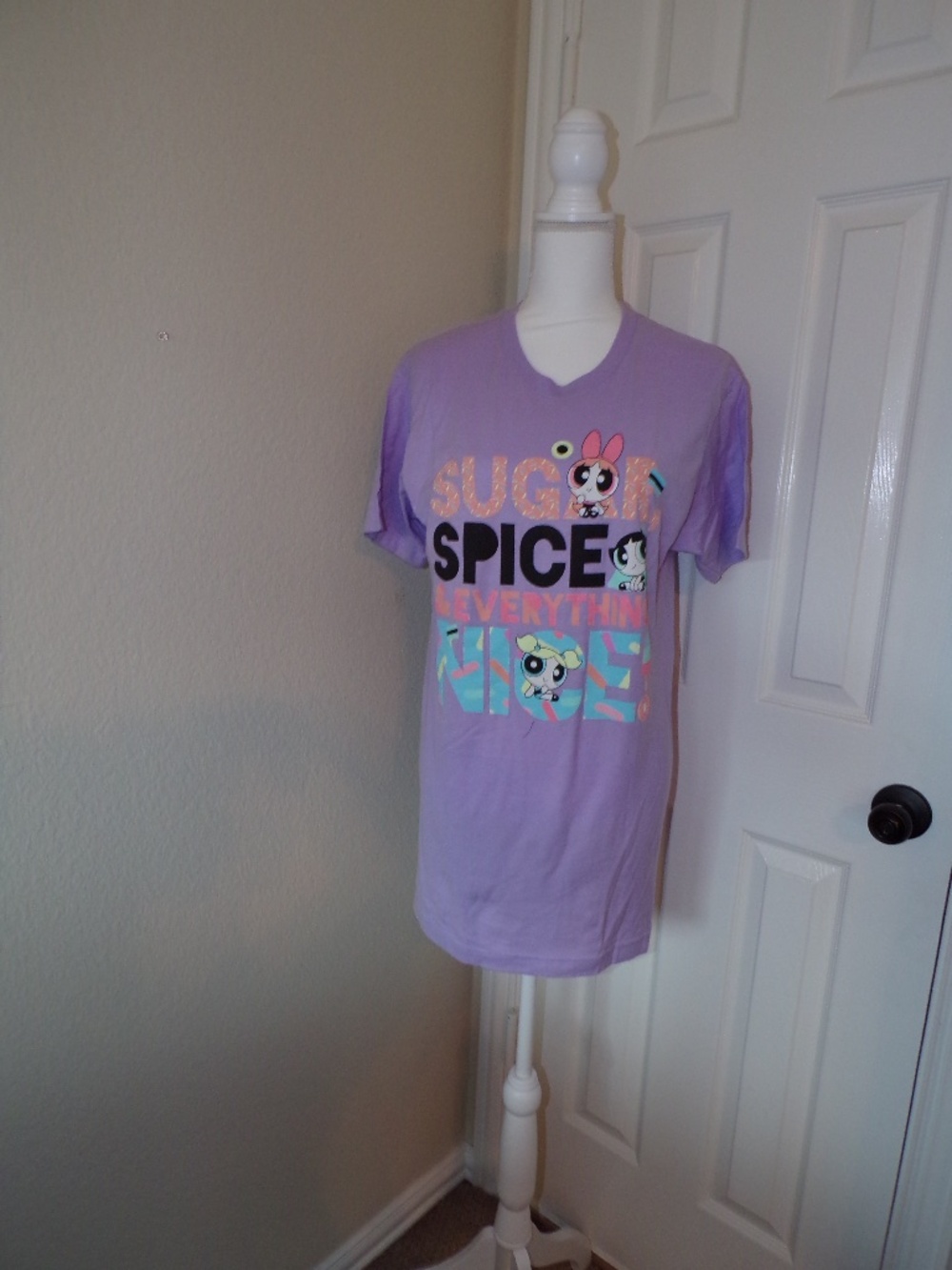 The Powerpuff Girls "Sugar Spice & Everything Nice" Graphic T-Shirt Size M
